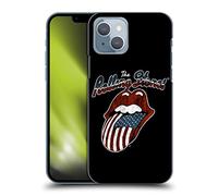 Head Case Designs Officially Licensed The Rolling Stones US Flag Tongue Key Art Hard Back Case Compatible With Apple iPhone 14