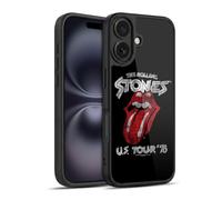 Head Case Designs Officially Licensed The Rolling Stones US Tour 78 Key Art Gel Armour Case [Military Grade Protection] Compatible With Apple iPhone 16