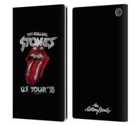 Head Case Designs Officially Licensed The Rolling Stones Us Tour 78 Key Art Leather Wallet Case Compatible With Amazon Fire Max 11 2023