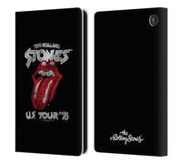 Head Case Designs Officially Licensed The Rolling Stones Us Tour 78 Key Art Leather Wallet Case Compatible With Amazon Fire 7 2022