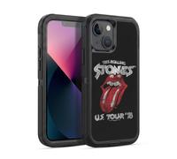 Head Case Designs Officially Licensed The Rolling Stones US Tour 78 Key Art Ultra-Armoured Shockproof Case [Military Grade Protection] Compatible With Apple iPhone 13
