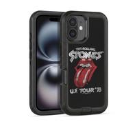 Head Case Designs Officially Licensed The Rolling Stones US Tour 78 Key Art Ultra-Armoured Shockproof Case [Military Grade Protection] Compatible With Apple iPhone 16