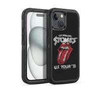 Head Case Designs Officially Licensed The Rolling Stones US Tour 78 Key Art Ultra-Armoured Shockproof Case [Military Grade Protection] Compatible With Apple iPhone 15