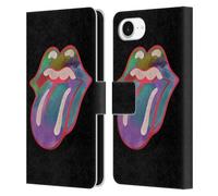 Head Case Designs Officially Licensed The Rolling Stones Watercolour Tongue Graphics Leather Wallet Case Compatible With Apple iPhone 16e