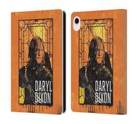 Head Case Designs Officially Licensed The Walking Dead: Daryl Dixon Character Art Graphics Leather Wallet Case Compatible With Apple iPad mini (2021/2024)
