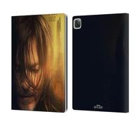 Head Case Designs Officially Licensed The Walking Dead: Daryl Dixon Full Face Key Art Leather Wallet Case Compatible With Apple iPad Pro 12.9 2020/2021/2022
