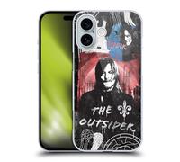 Head Case Designs Officially Licensed The Walking Dead: Daryl Dixon The Outsider Graphics Hard Back Case Compatible With Apple iPhone 16
