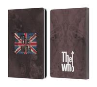 Head Case Designs Officially Licensed The Who Union Jack Distressed Look Band Art Leather Wallet Case Compatible With Amazon Kindle Paperwhite 6
