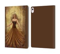 Head Case Designs Officially Licensed Tiffany Tito Toland-Scott Autumn Forest Goddess Spirit Art Leather Wallet Case Compatible With Apple iPad Air 13 2024/2025
