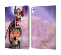 Head Case Designs Officially Licensed Tiffany Tito Toland-Scott Death Fairies Leather Wallet Case Compatible With Apple iPad Air 13 2024/2025