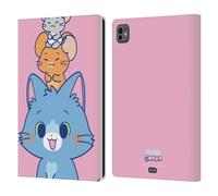 Head Case Designs Officially Licensed Tom and Jerry Characters Gokko Graphics Leather Wallet Case Compatible With Apple iPad Pro 11 M4/M5 2024/2025