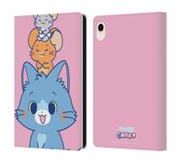 Head Case Designs Officially Licensed Tom and Jerry Characters Gokko Graphics Leather Wallet Case Compatible With Apple iPad mini (2021/2024)