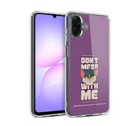 Head Case Designs Officially Licensed Tom and Jerry Don't Mess With Me Typography Art Gel Case [Military Grade Protection] Compatible With Samsung Galaxy A07 4G