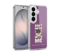 Head Case Designs Officially Licensed Tom and Jerry Don't Mess With Me Typography Art Gel Case [Military Grade Protection] Compatible with Samsung Galaxy S26 Plus and Compatible with MagSafe