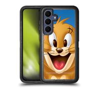 Head Case Designs Officially Licensed Tom and Jerry Jerry Full Face Ultra-Armoured Shockproof Case [Military Grade Protection] Compatible With Samsung Galaxy S25 FE
