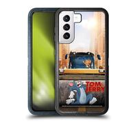 Head Case Designs Officially Licensed Tom And Jerry Movie (2021) Rolling Graphics Ultra-Armoured Shockproof Case [Military Grade Protection] Compatible With Samsung Galaxy S21 5G