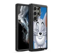 Head Case Designs Officially Licensed Tom and Jerry Nibbles Full Face Ultra-Armoured Shockproof Case [Military Grade Protection] Compatible With Samsung Galaxy S22 Ultra 5G