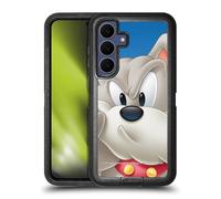 Head Case Designs Officially Licensed Tom and Jerry Spike Full Face Ultra-Armoured Shockproof Case [Military Grade Protection] Compatible With Samsung Galaxy S25 FE