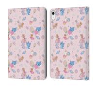 Head Case Designs Officially Licensed Tom and Jerry Sweets Pattern Gokko Graphics Leather Wallet Case Compatible With Apple iPad 10.9 2022/2025