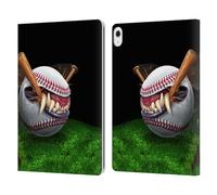 Head Case Designs Officially Licensed Tom Wood Baseball Monsters Leather Wallet Case Compatible With Apple iPad Air 13 2024/2025