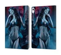 Head Case Designs Officially Licensed Tom Wood Blood Lust Vampire Fantasy Leather Wallet Case Compatible With Apple iPad Air 13 2024/2025