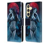 Head Case Designs Officially Licensed Tom Wood Blood Lust Vampire Fantasy Leather Wallet Case Compatible With Samsung Galaxy S24 5G