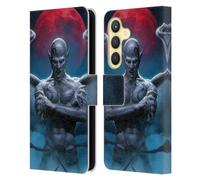 Head Case Designs Officially Licensed Tom Wood Blood Moon Horror Leather Wallet Case Compatible With Samsung Galaxy S24 5G
