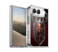 Head Case Designs Officially Licensed Tom Wood Dragon Shield Fantasy Gel Case [Military Grade Protection] Compatible with Apple iPhone Duo and Compatible with MagSafe