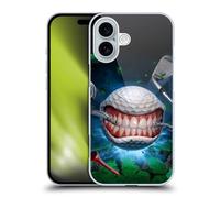 Head Case Designs Officially Licensed Tom Wood Golf Ball Monsters Hard Back Case Compatible With Apple iPhone 16