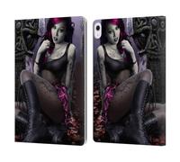 Head Case Designs Officially Licensed Tom Wood Goth Girl Vampire Fantasy Leather Wallet Case Compatible With Apple iPad Air 13 2024/2025