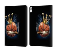 Head Case Designs Officially Licensed Tom Wood King Of Basketball Monsters Leather Wallet Case Compatible With Apple iPad Air 13 2024/2025