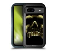 Head Case Designs Officially Licensed Tom Wood Shadow Skull Horror Ultra-Armoured Shockproof Case [Military Grade Protection] Compatible With Google Pixel 8a