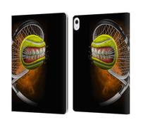 Head Case Designs Officially Licensed Tom Wood Tennis Monsters Leather Wallet Case Compatible With Apple iPad Air 13 2024/2025
