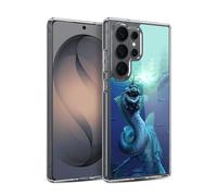 Head Case Designs Officially Licensed Tom Wood What Dwells Below Sea Dragon Fantasy Gel Case [Military Grade Protection] Compatible with Samsung Galaxy S26 Ultra and Compatible with MagSafe