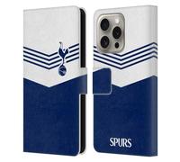 Head Case Designs Officially Licensed Tottenham Hotspur F.C. 1978 Stripes Badge Leather Wallet Case Compatible With Apple iPhone 16 Pro