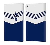 Head Case Designs Officially Licensed Tottenham Hotspur F.C. 1978 Stripes Badge Leather Wallet Case Compatible With Apple iPad 10.2 2019/2020/2021