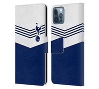 Head Case Designs Officially Licensed Tottenham Hotspur F.C. 1978 Stripes Badge Leather Wallet Case Compatible With Apple iPhone 12 / iPhone 12 Pro