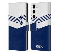 Head Case Designs Officially Licensed Tottenham Hotspur F.C. 1978 Stripes Badge Leather Wallet Case Compatible With Samsung Galaxy S24+ 5G