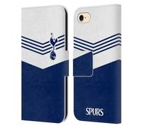 Head Case Designs Officially Licensed Tottenham Hotspur F.C. 1978 Stripes Badge Leather Wallet Case Compatible With Apple iPhone 7/8 / SE 2020 & 2022