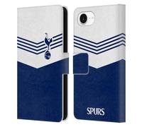 Head Case Designs Officially Licensed Tottenham Hotspur F.C. 1978 Stripes Badge Leather Wallet Case Compatible With Apple iPhone 16e