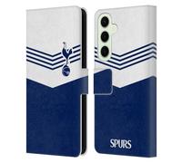 Head Case Designs Officially Licensed Tottenham Hotspur F.C. 1978 Stripes Badge Leather Wallet Case Compatible With Samsung Galaxy S25+