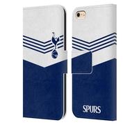 Head Case Designs Officially Licensed Tottenham Hotspur F.C. 1978 Stripes Badge Leather Wallet Case Compatible With Apple iPhone 6 / iPhone 6s