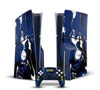 Head Case Designs Officially Licensed Tottenham Hotspur F.C. 2021/22 Away Kit Logo Art Vinyl Gaming Skin Decal Compatible With Sony PlayStation 5 PS5 Slim Disc Edition Console & DualSense Controller