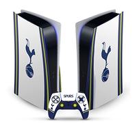 Head Case Designs Officially Licensed Tottenham Hotspur F.C. 2022/23 Home Kit Logo Art Vinyl Faceplate Gaming Skin Decal Compatible With Sony PlayStation 5 PS5 Disc Console & DualSense Controller