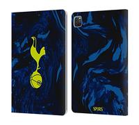 Head Case Designs Officially Licensed Tottenham Hotspur F.C. Away 2021/22 Badge Kit Leather Wallet Case Compatible With Apple iPad Pro 11 2020/2021 / 2022