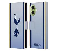 Head Case Designs Officially Licensed Tottenham Hotspur F.C. Away 2024/25 Badge Kit Leather Wallet Case Compatible With Apple iPhone 17