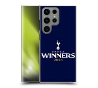 Head Case Designs Officially Licensed Tottenham Hotspur F.C. Blue 2025 European Winners Hard Back Case Compatible With Samsung Galaxy S23 Ultra 5G