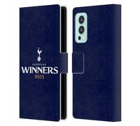 Head Case Designs Officially Licensed Tottenham Hotspur F.C. Blue 2025 European Winners Leather Book Wallet Case Cover Compatible With OnePlus Nord 2 5G