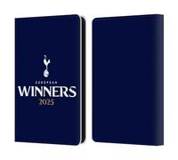 Head Case Designs Officially Licensed Tottenham Hotspur F.C. Blue 2025 European Winners Leather Wallet Case Compatible With Amazon Kindle 11th Gen 6in 2022