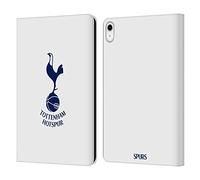 Head Case Designs Officially Licensed Tottenham Hotspur F.C. Blue Cockerel Badge Leather Wallet Case Compatible With Apple iPad 10.9 2022/2025
